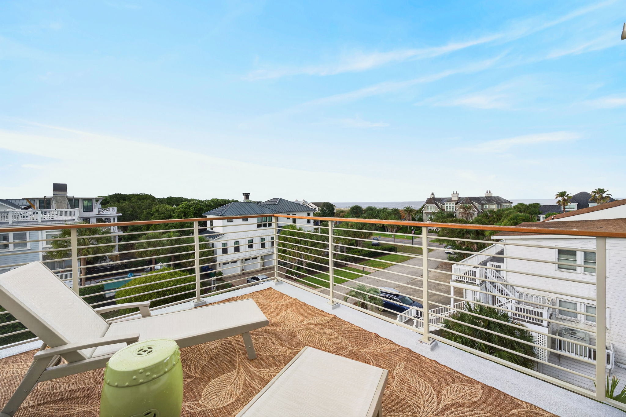 Rooftop Deck | Tahanan Palms | 3 38th Ave | IOP Escapes