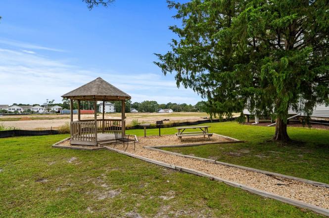 Outdoor picnic area