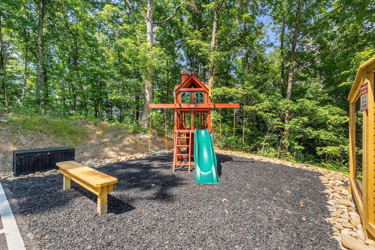 Your own private play area,  exclusively for Peaks & Paddles guests!