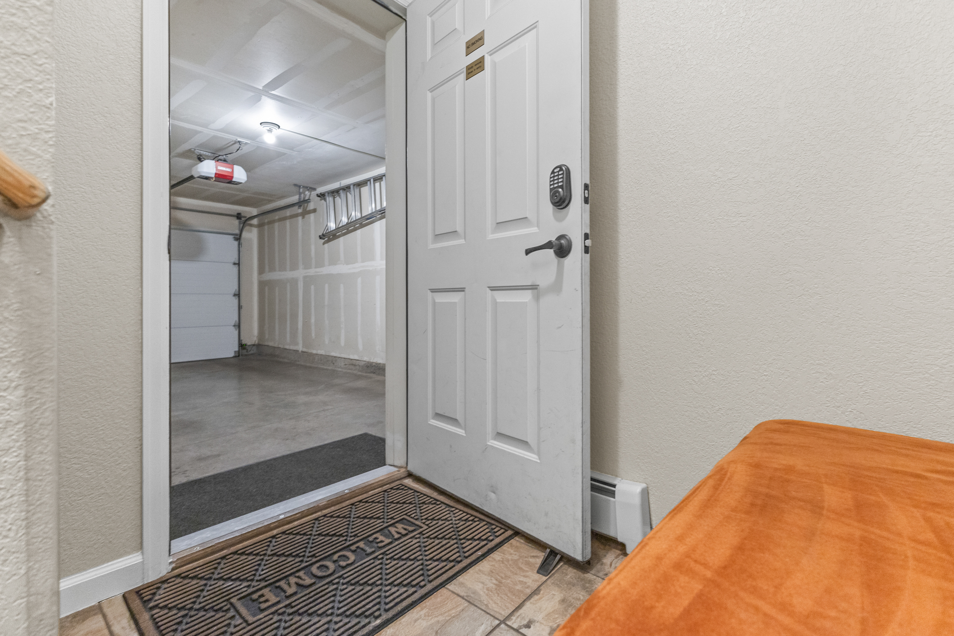 Entry way to Garage