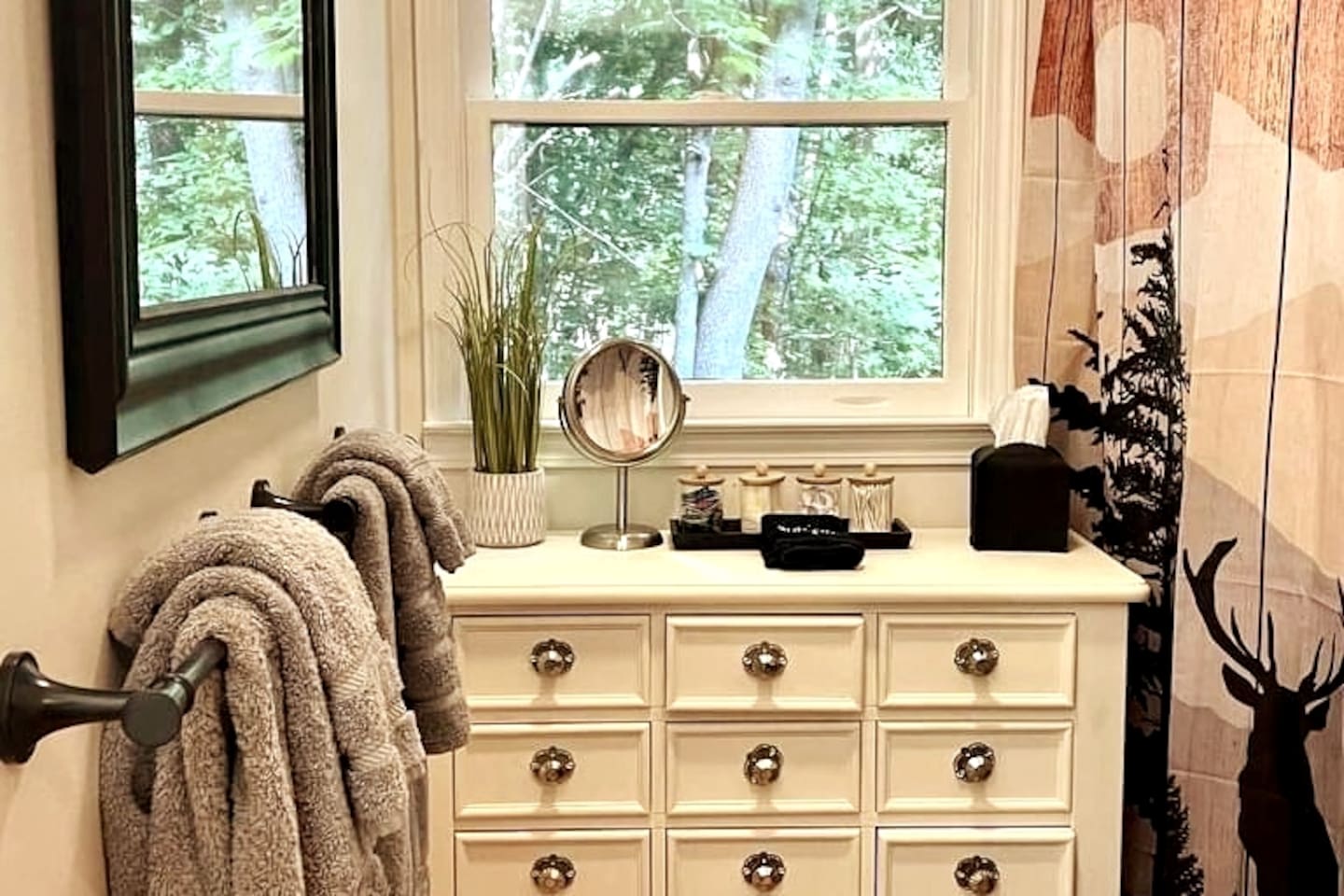Storage in bathroom