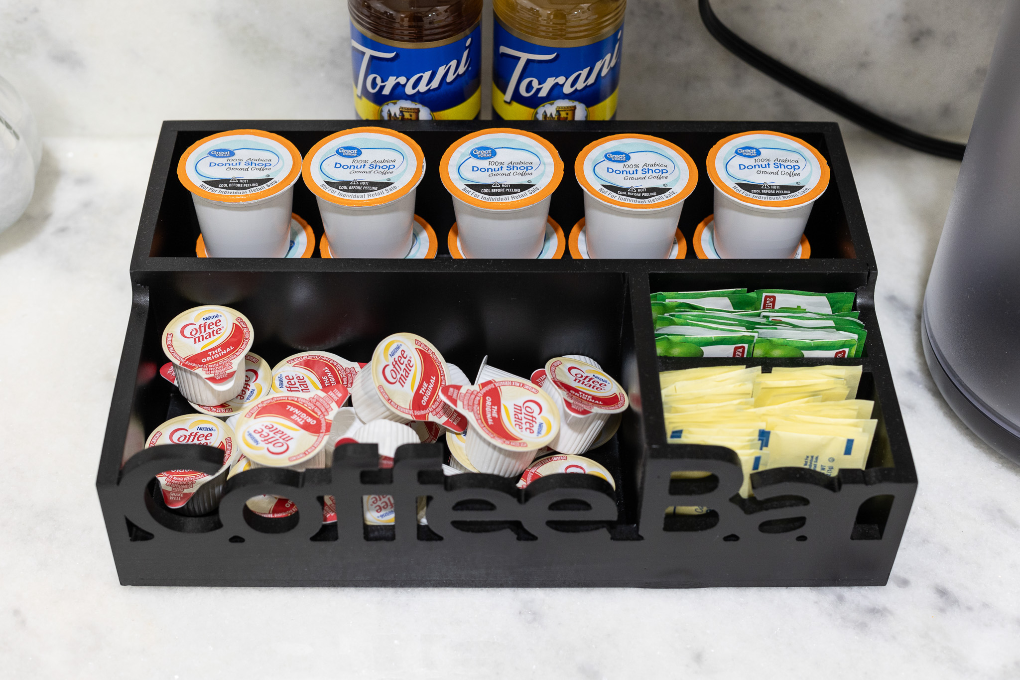 Coffee bar for your morning brew.