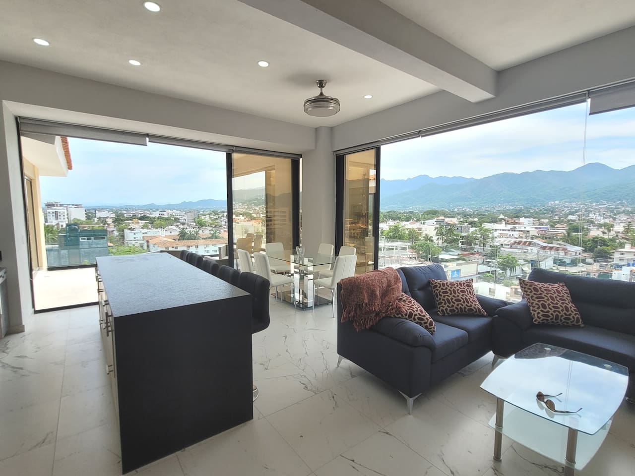 Living Room looking out to the mountains