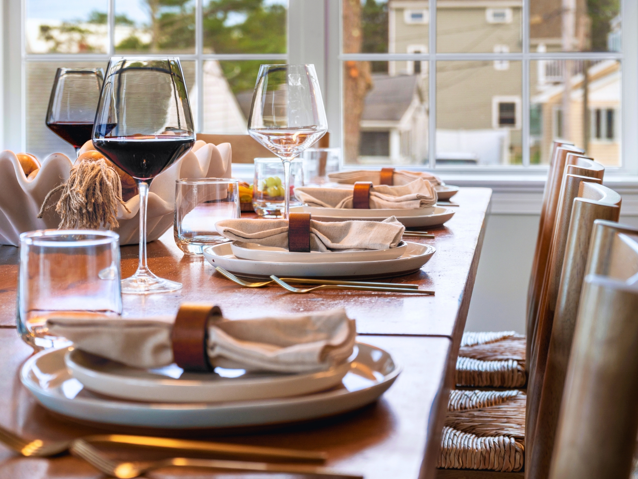 Our dining area brings everyone together, whether for a quiet dinner or lively celebration.