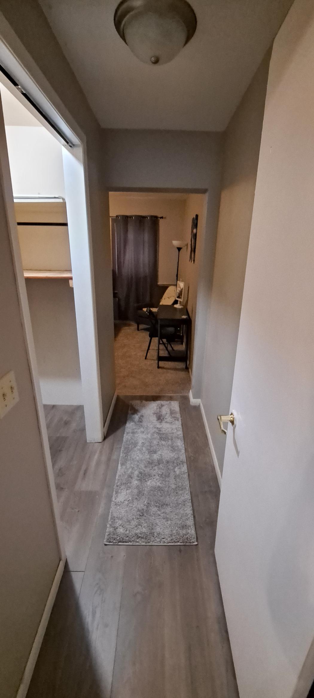 Spacious and organized—our closet provides plenty of room to store and neatly arrange your belongings.