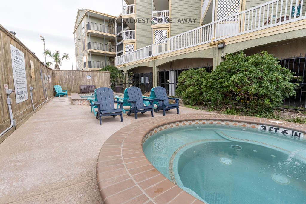 There are two hot tubs on the far east of the property - gated and locked for safety of everyone