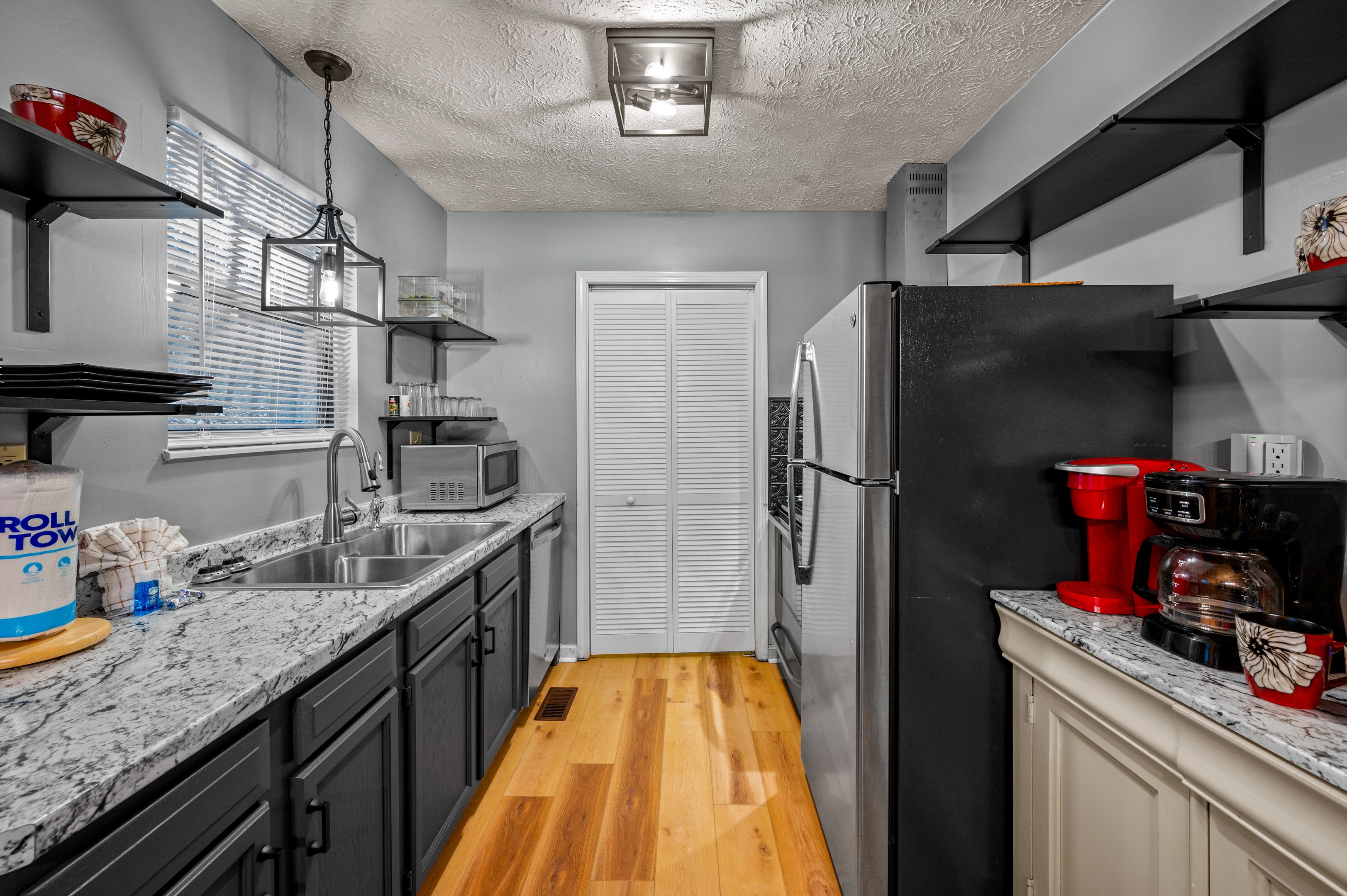 Fully stocked kitchen