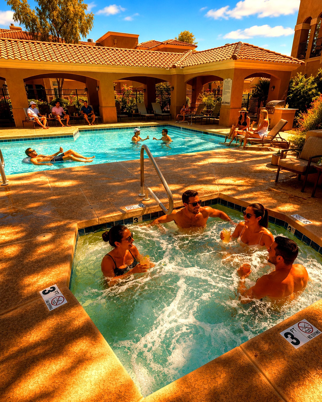 Pool Party at TPC Golf Villa