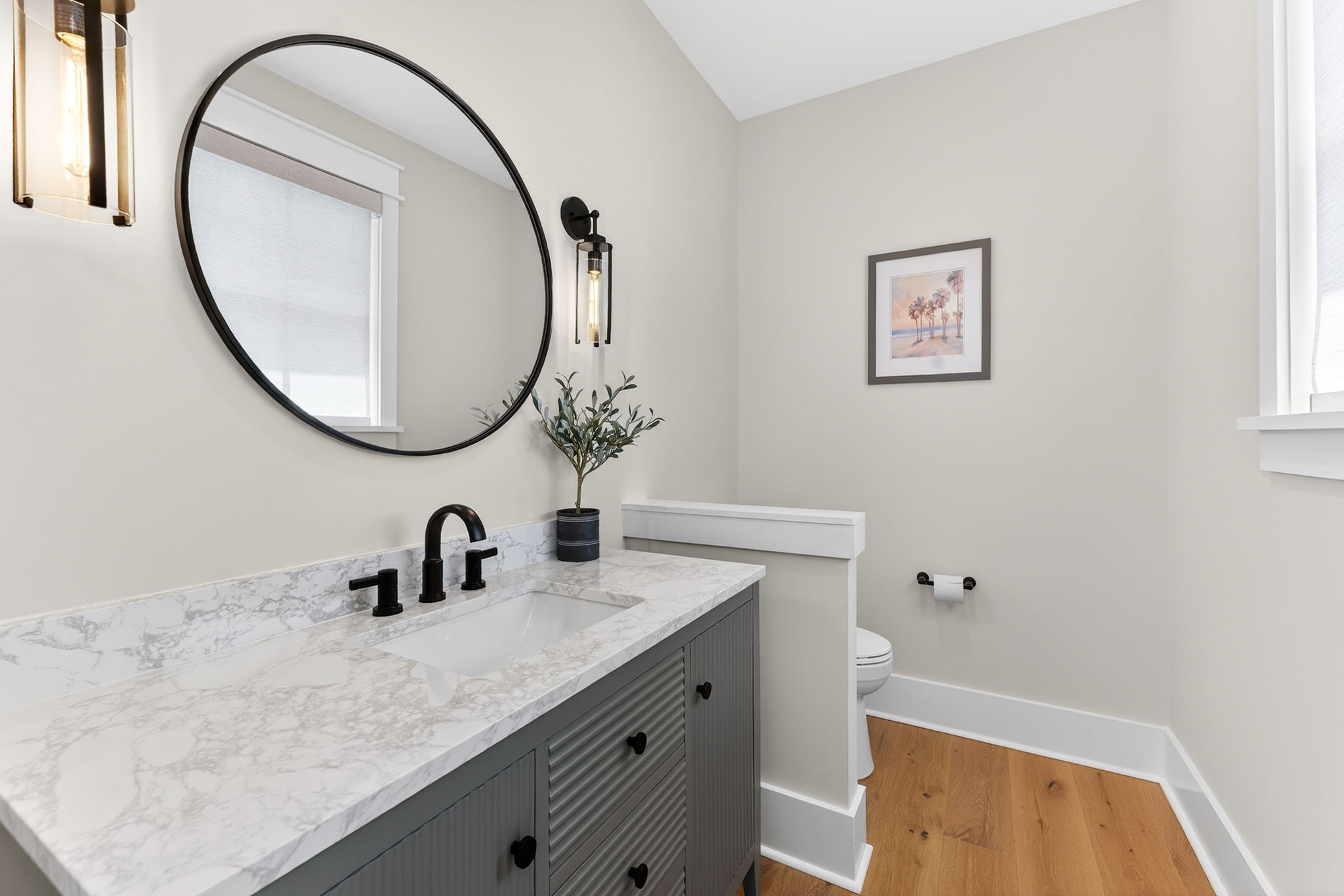 Half Bath off Kitchen | On Beach Time | 6 30th Ave, Isle of Palms, SC | IOP Escapes