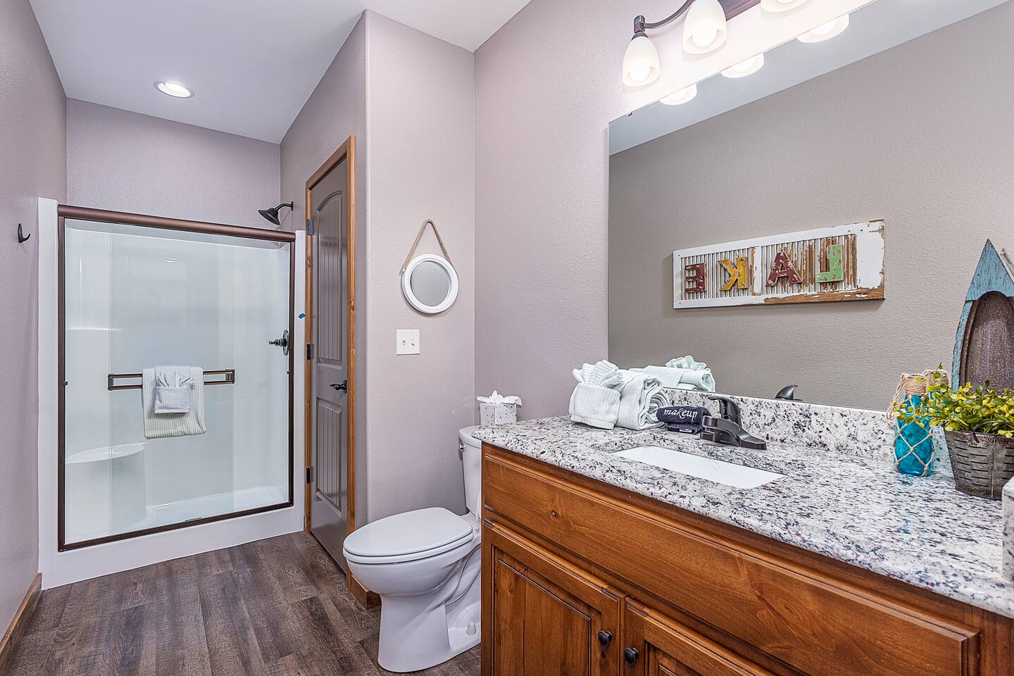 Lower Level Bathroom attached to Bunk Room