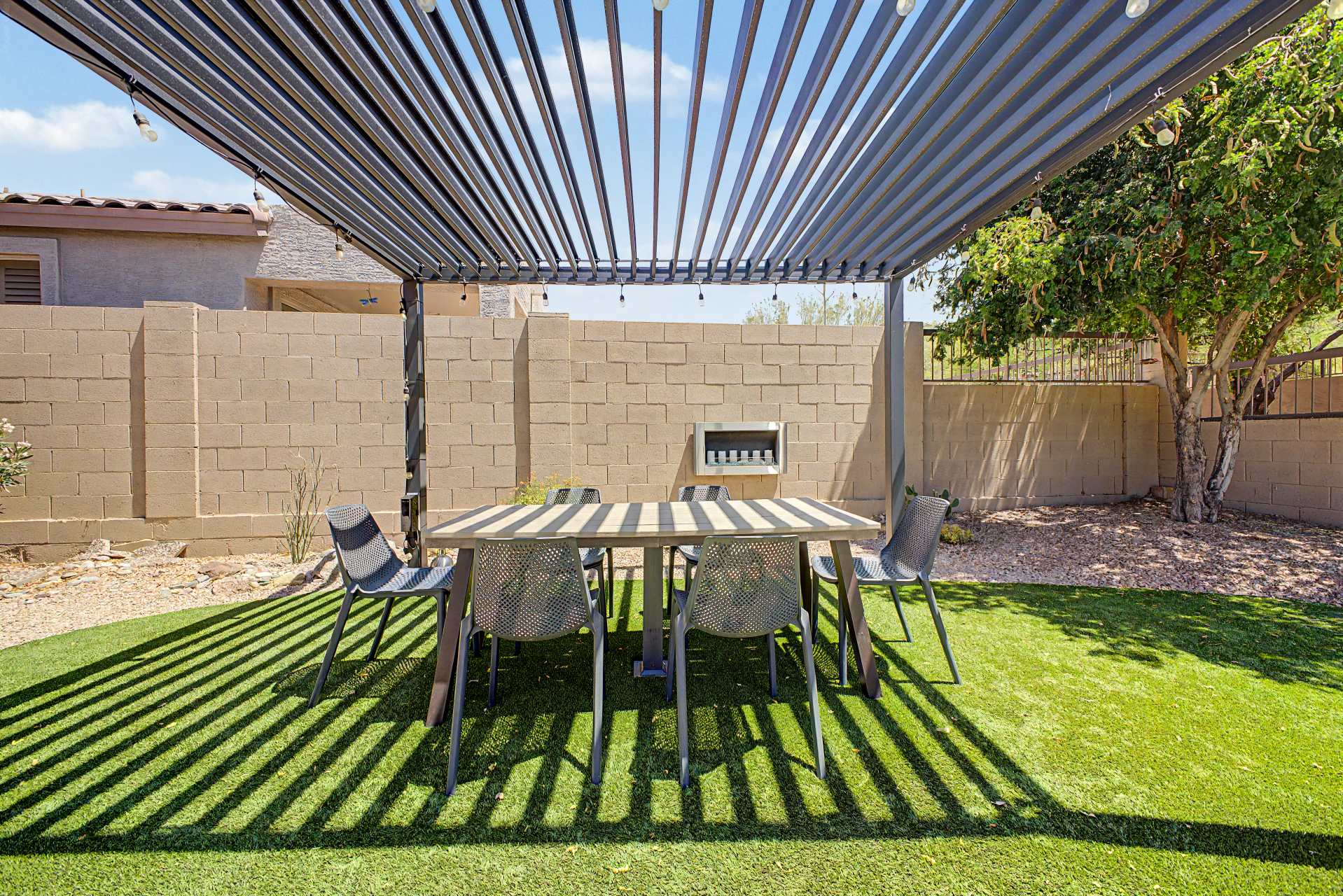 Pergola Dining Area