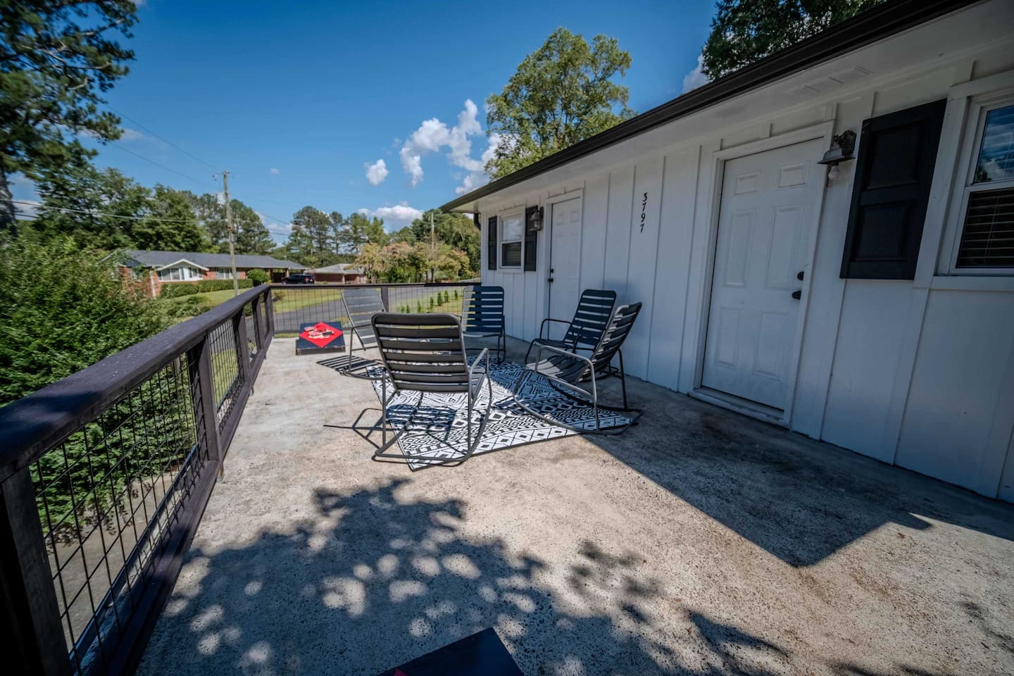 Outdoor Porch off of Bedrooms