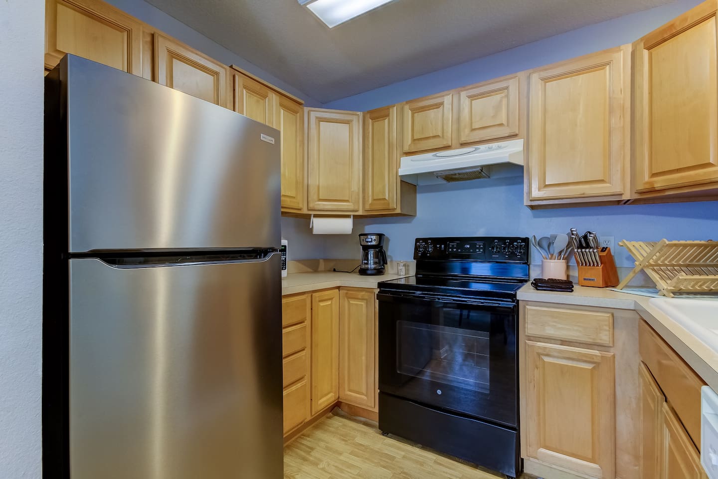 Kitchen with full amenities