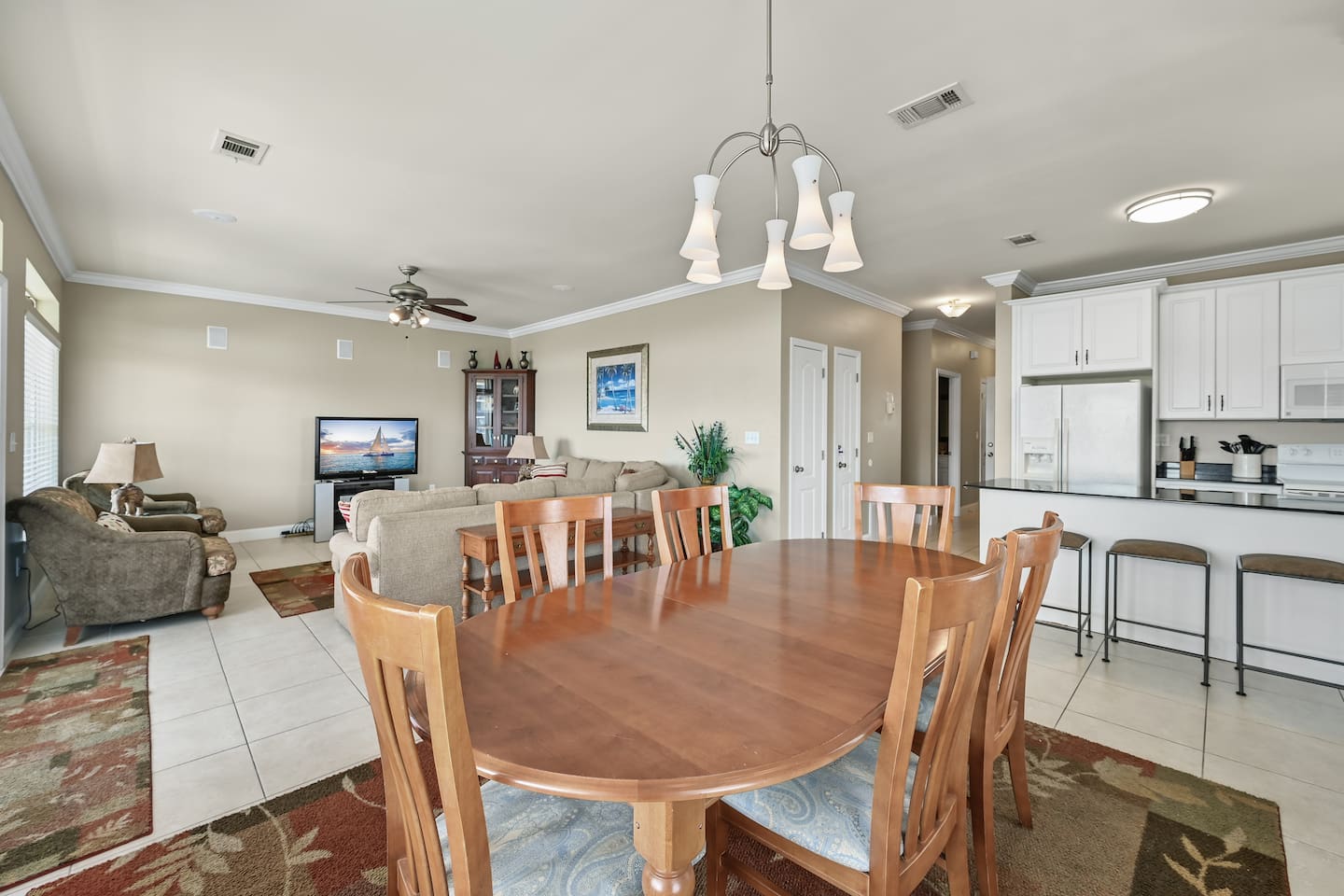 Dining Area #3 (Third Floor) – Seating for 6 + island seating for 3