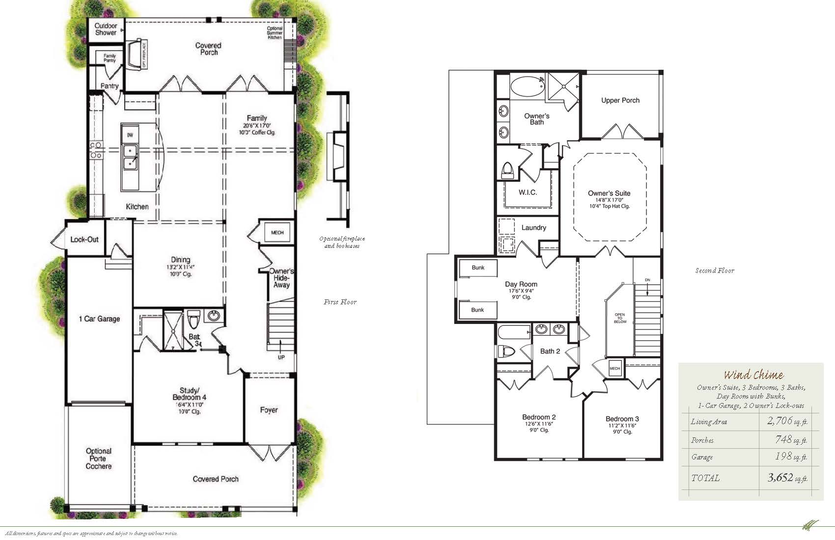 First and Second Floor Master Bedrooms! Great for traveling with multiple families!