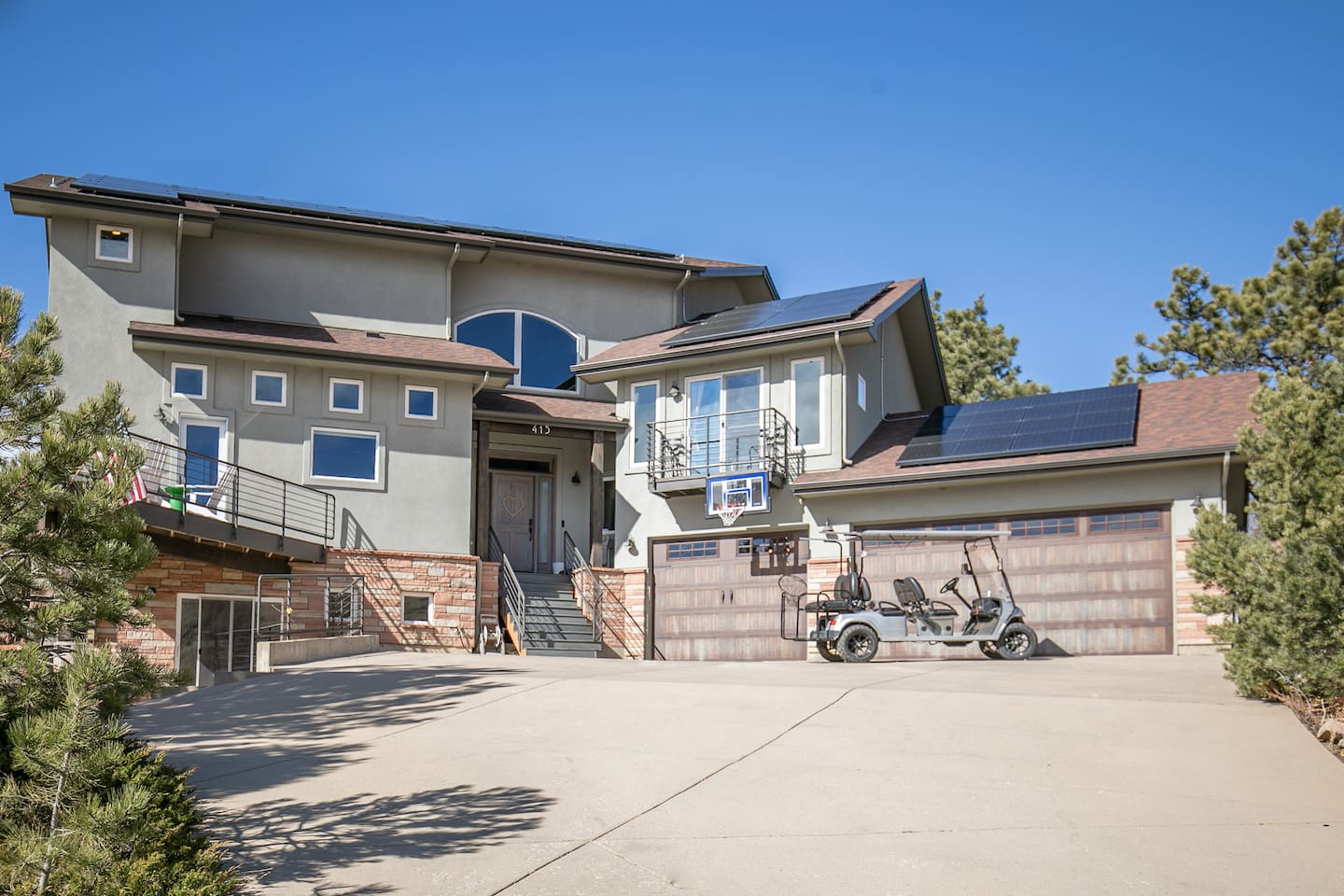 Welcome to your home away from home with all of the modern luxuries for mountain living!  You can even rent our golf cart to get you to and from town!