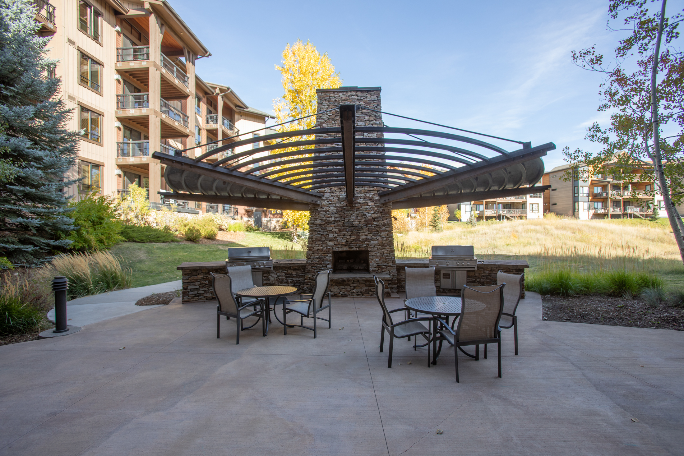 Communal Outdoor Fireplace