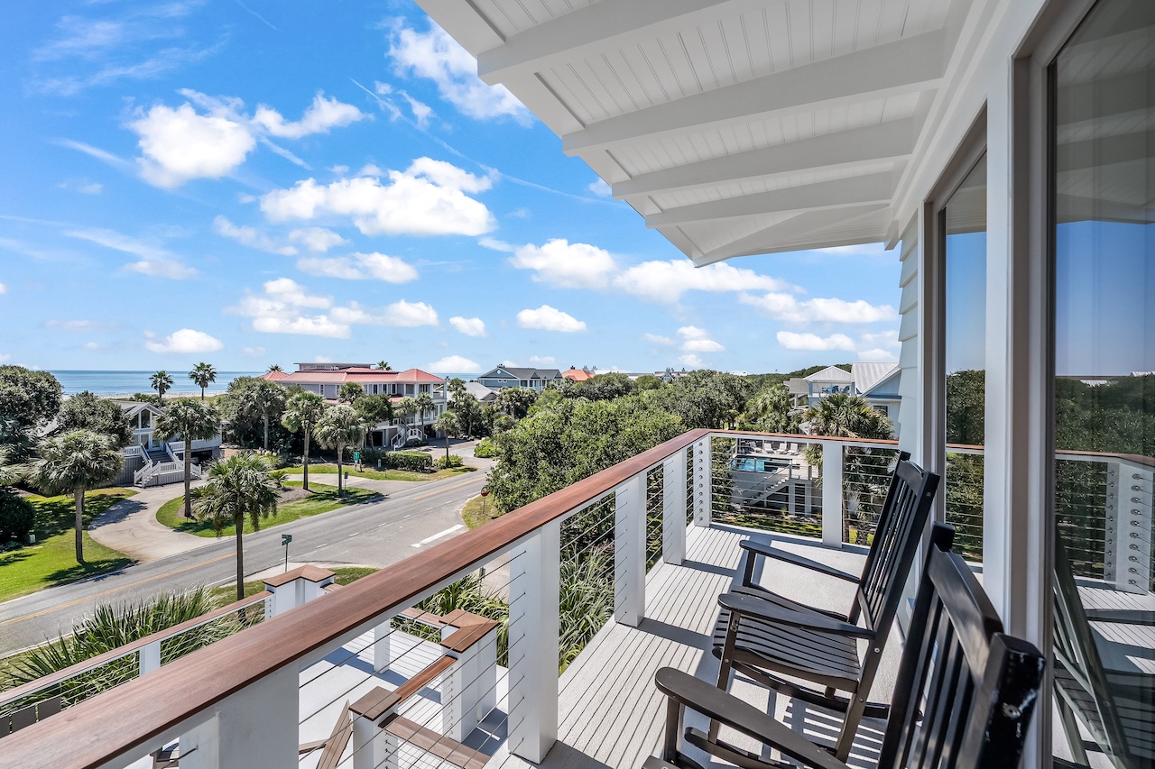 ocean view from top deck Shore Thing | 4001 Palm Blvd | Isle of Palms, SC | IOP Escapes