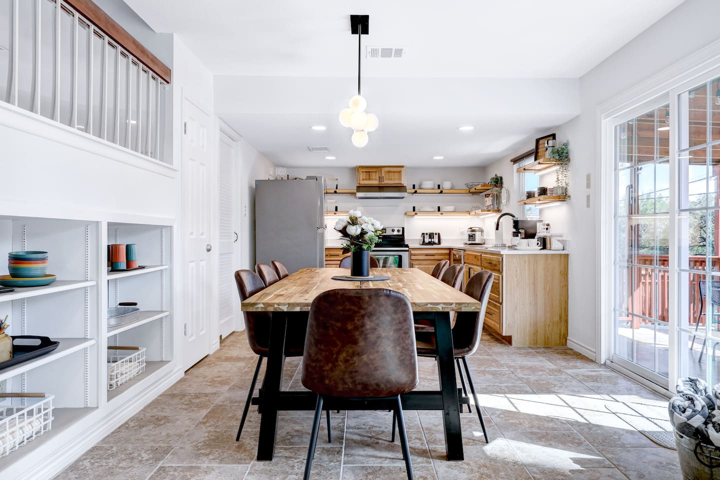 Dining Area Leading into kitchen and deck