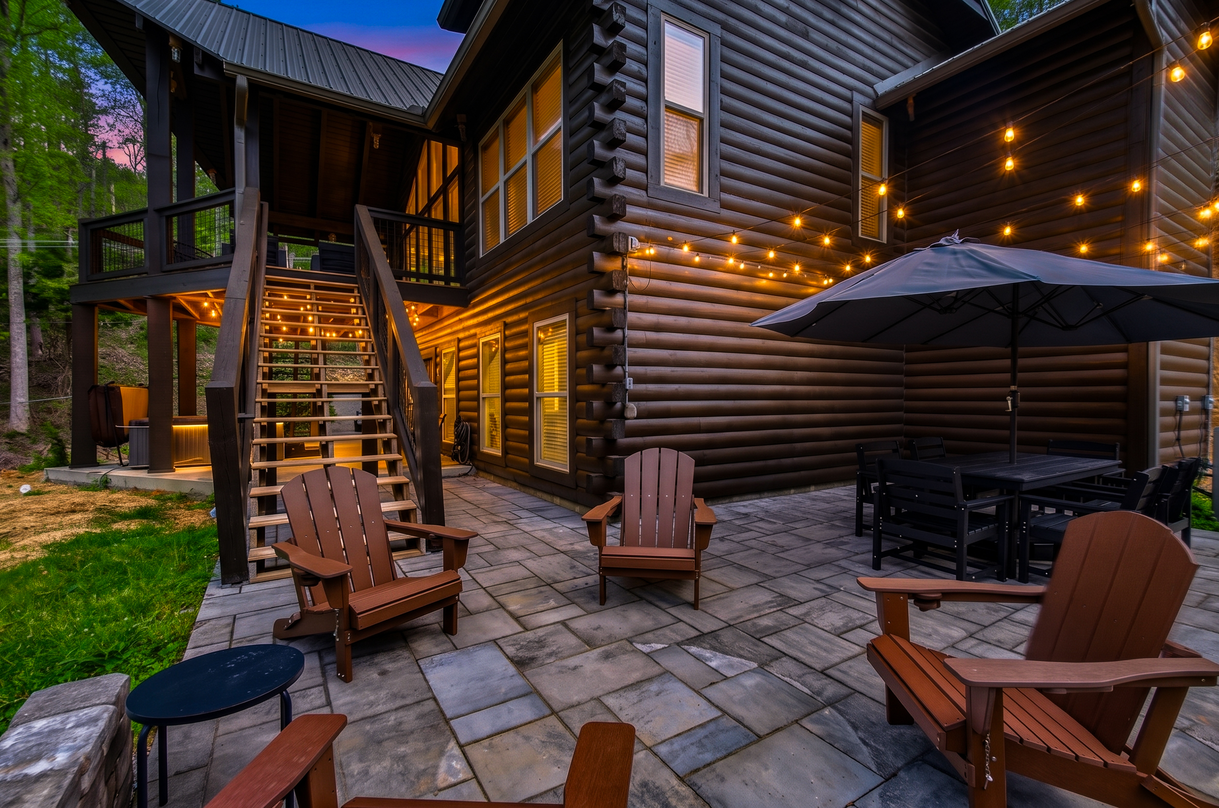 Enjoy a relaxing evening outdoors grilling and telling stories with friends and family.