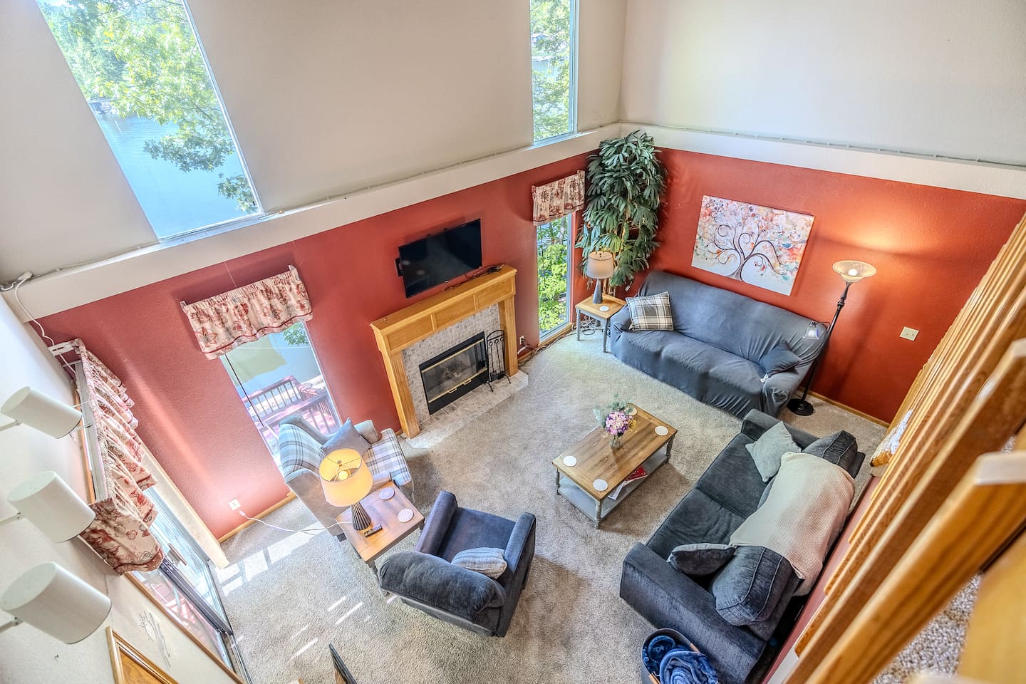 Ariel View of Living