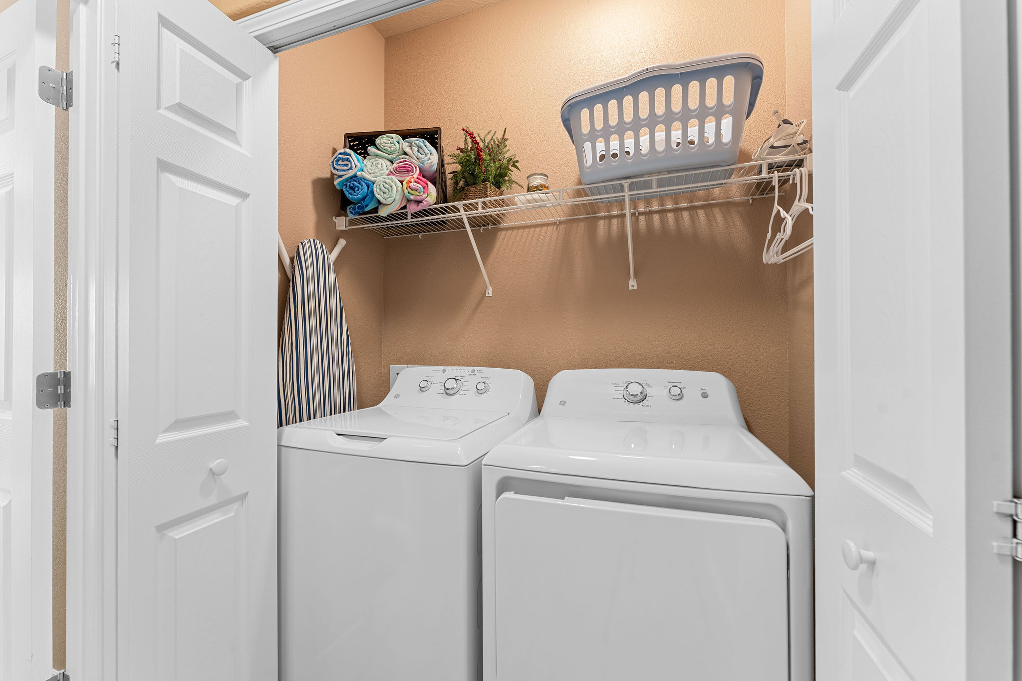 Full size washer and dryer in the condo for your convenience