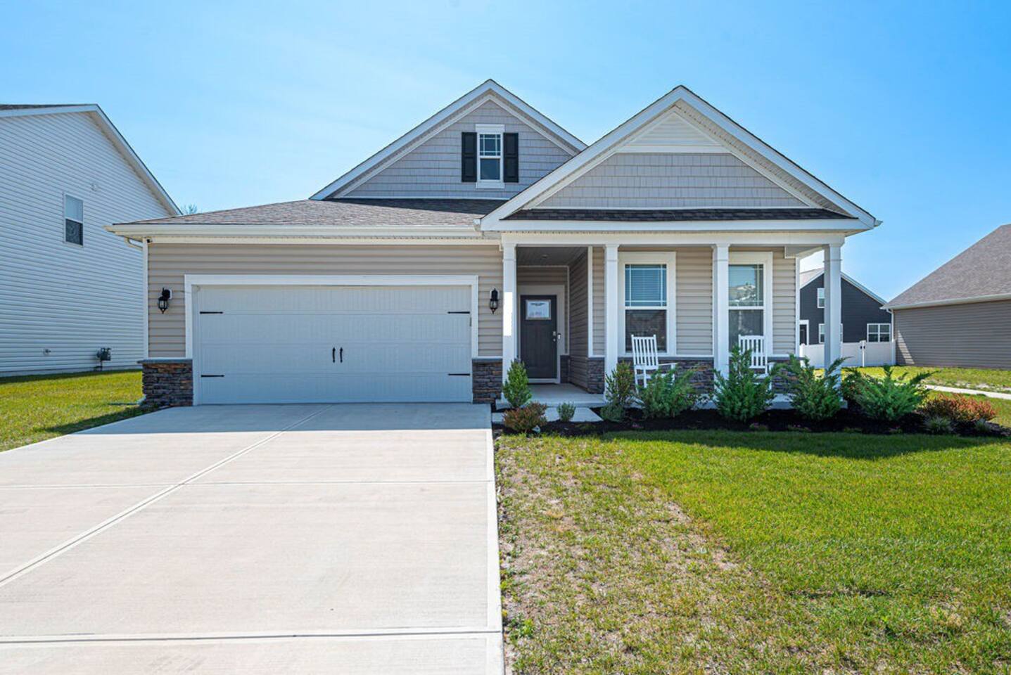 Embrace the coastal charm as you arrive at our property's front. Step inside and immerse yourself in a world of comfort and relaxation, where unforgettable memories await. Your beach getaway in Ocean View, DE begins here.