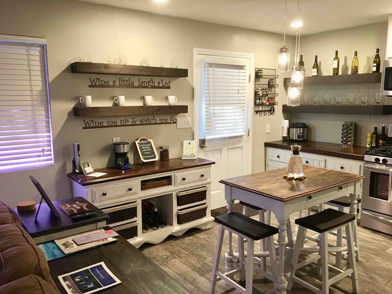 Kitchen in the Cozy Blue Cottage