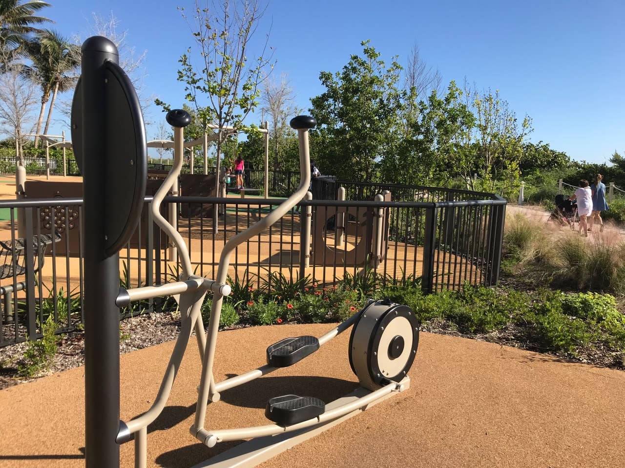 Outdoor Gym Steps from the Beach