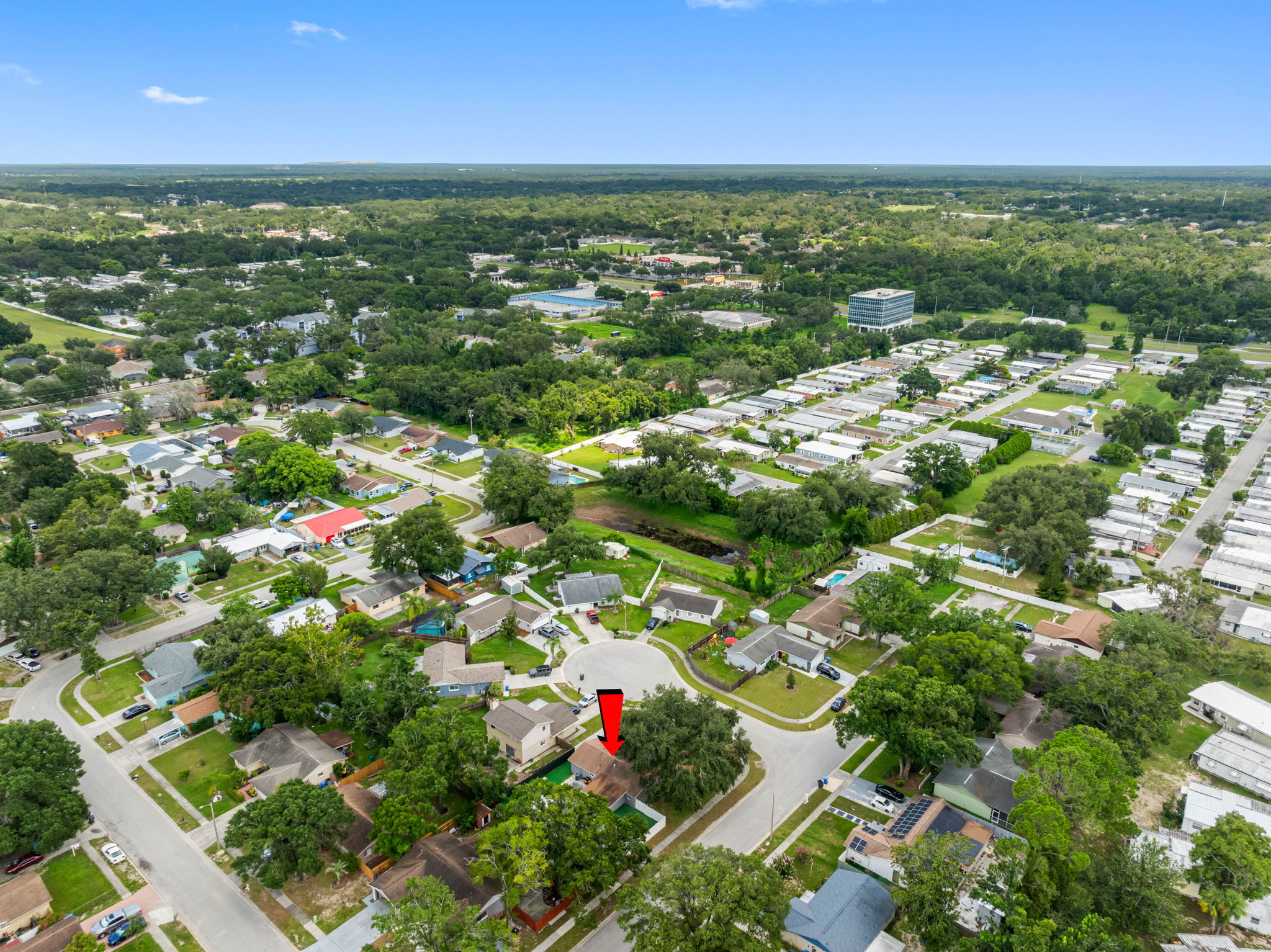 Aerial View of the Neighborhood