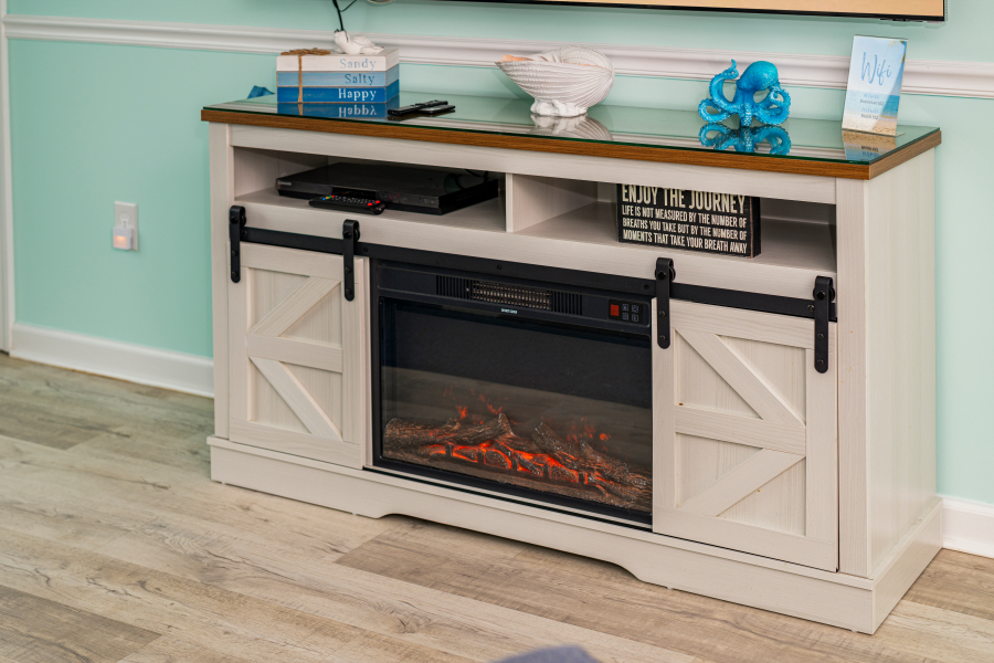 For ambiance or cool nights!