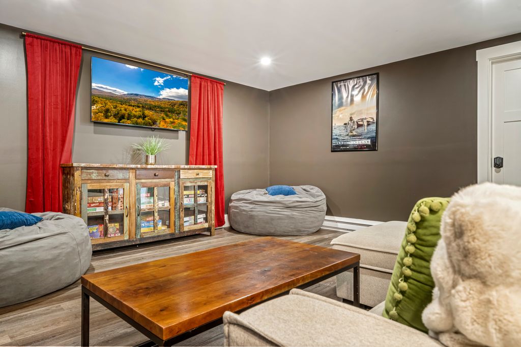 Curl up and throw a movie on or play some games