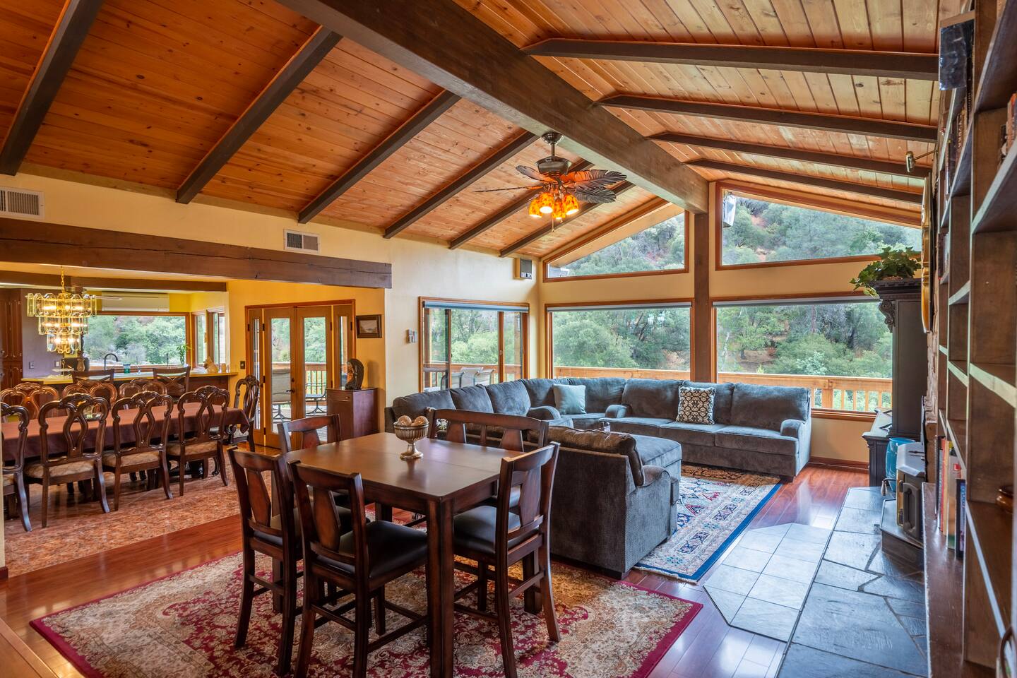 Dinning and Living rooms