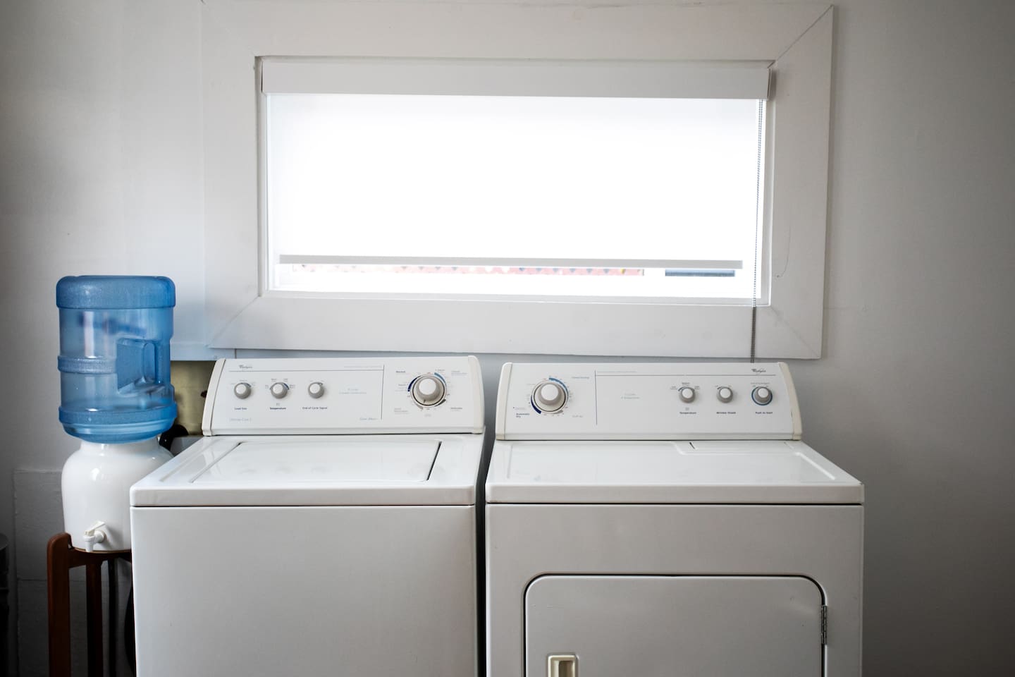 Convenient in-unit washer and dryer — perfect for longer stays or light packing.