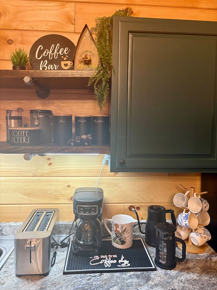 The perfect morning brew with the French press or a classic pour