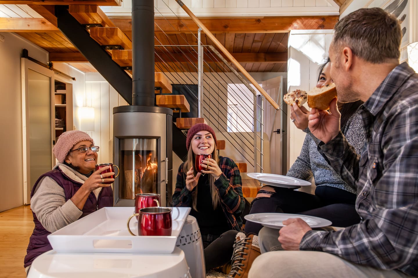 Hygge - how do you actually pronounce this?!? Yet, here it is. Simple comfort and sharing of stories, playing games, and making memories.
