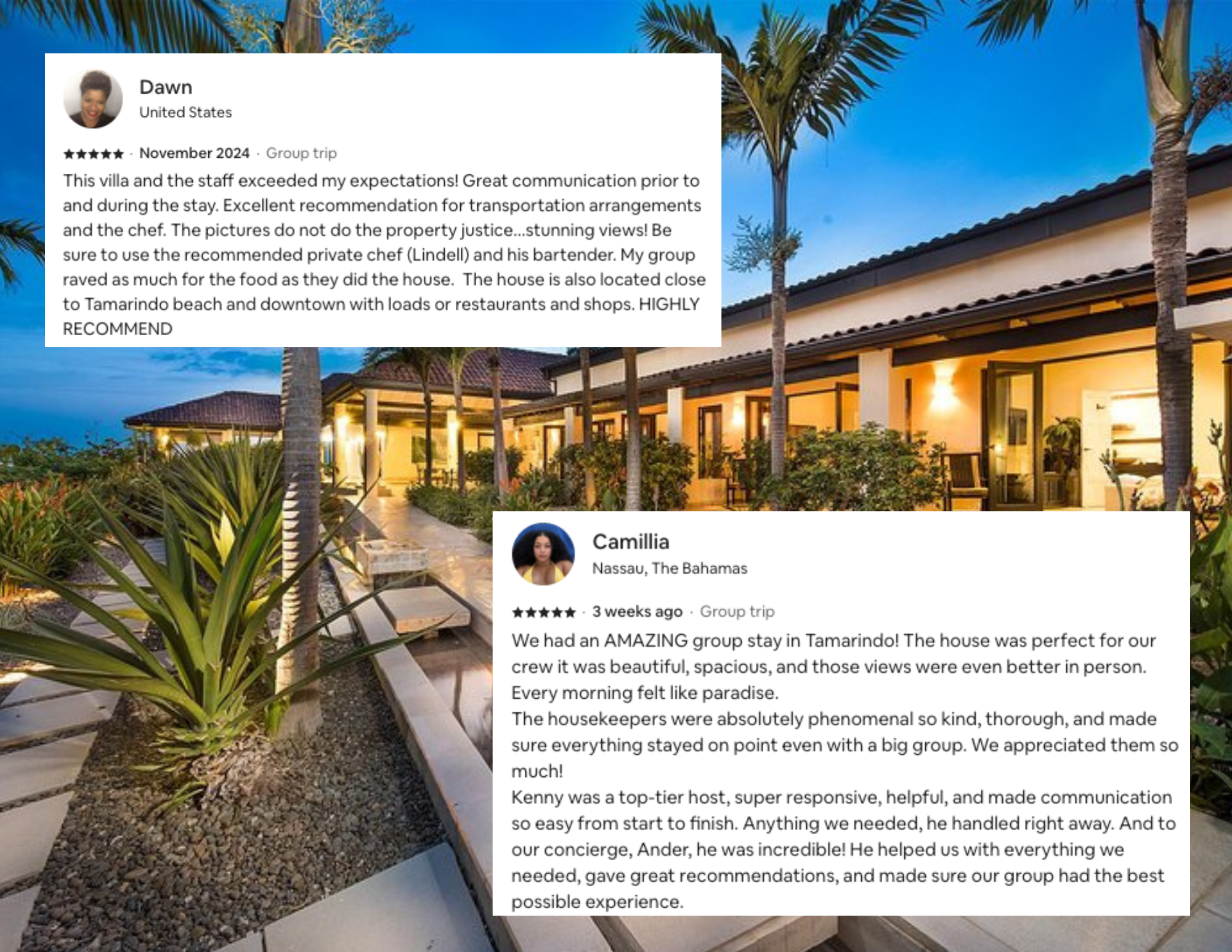 Villa Paraiso's Reviews!