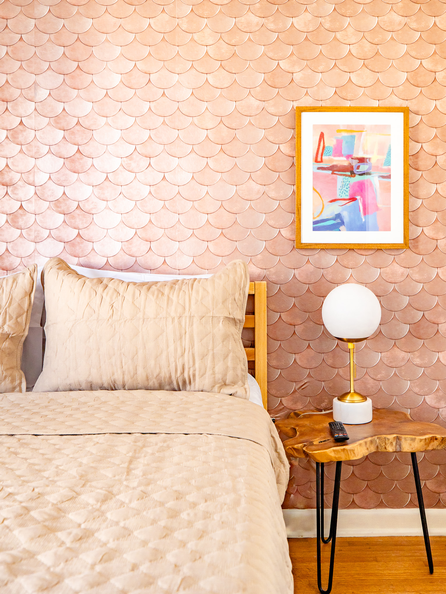 Bedroom #3. Stylish decor