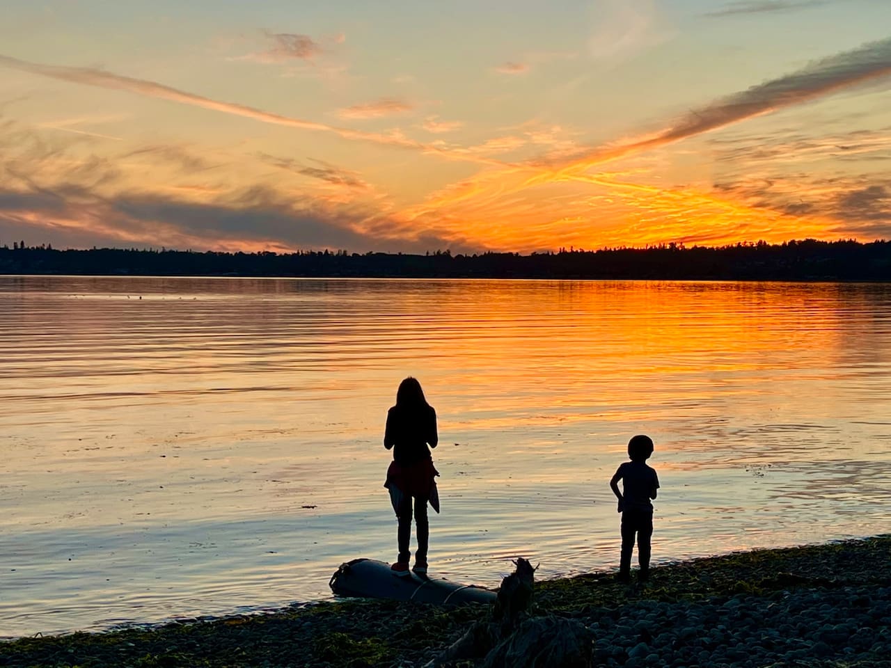 The beautiful bay and its gorgeous sunsets are just steps away!