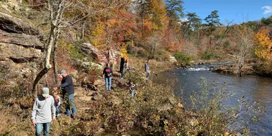 Guided outdoor adventure near Mentone Alabama