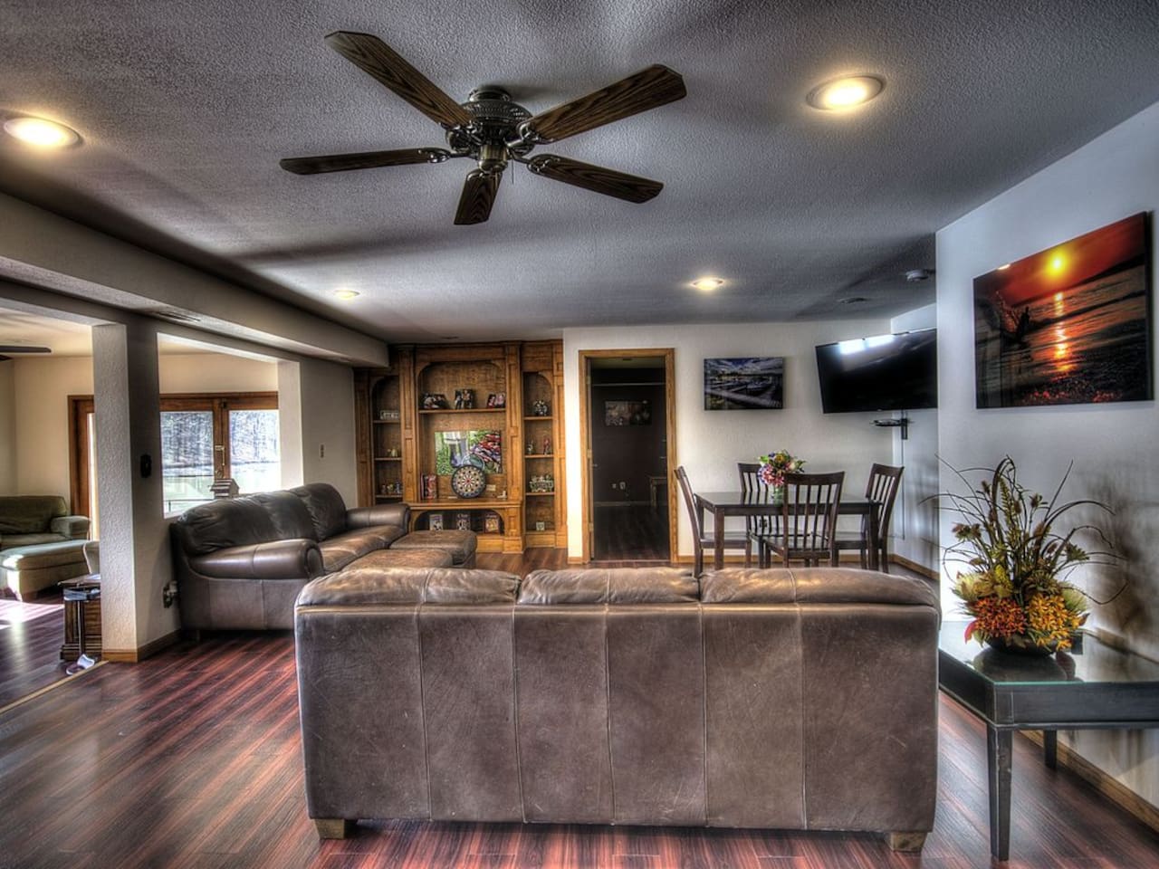Lower level family room