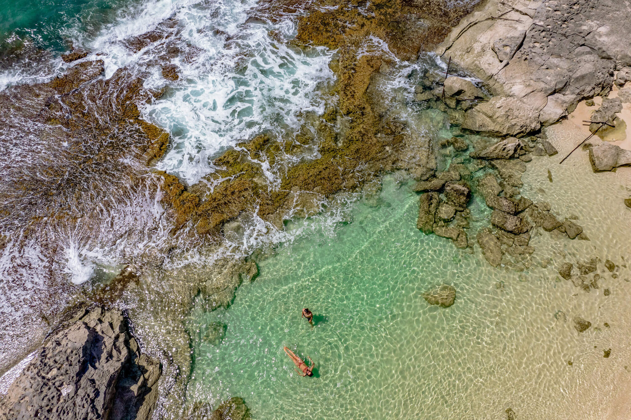 Float in the Keiki Beach "pool"