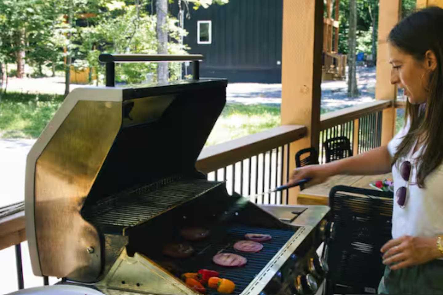 Fire up the grill and dine outdoors