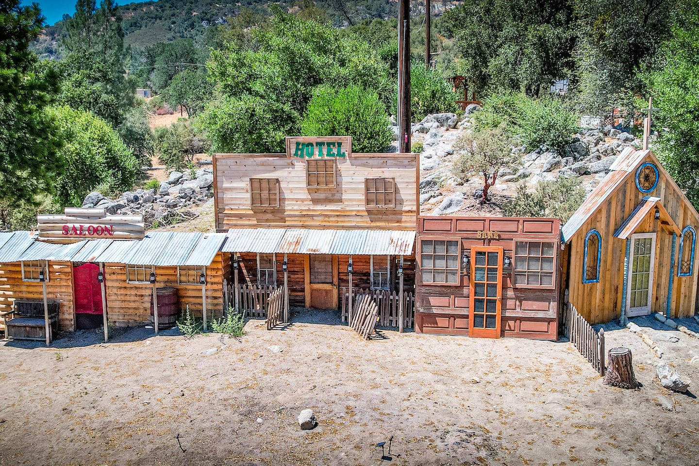 Old Western Town built by my husband