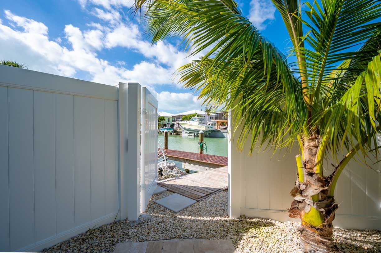 Privacy Fence to Dock