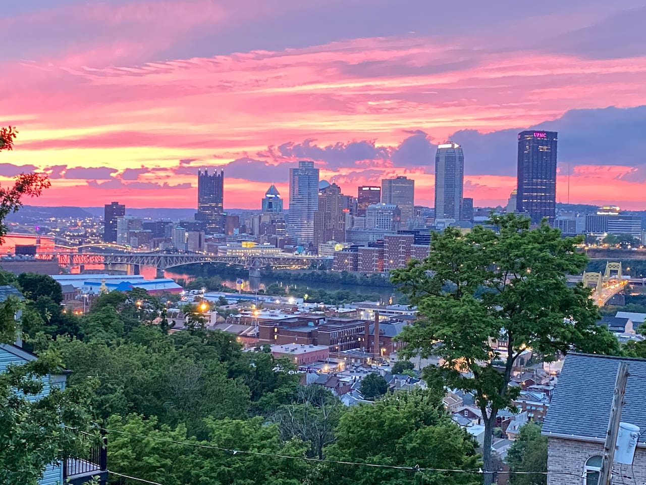 Picture of only part of the view from the deck! No filter! 

Our million dollar view... It's truly unbeatable.