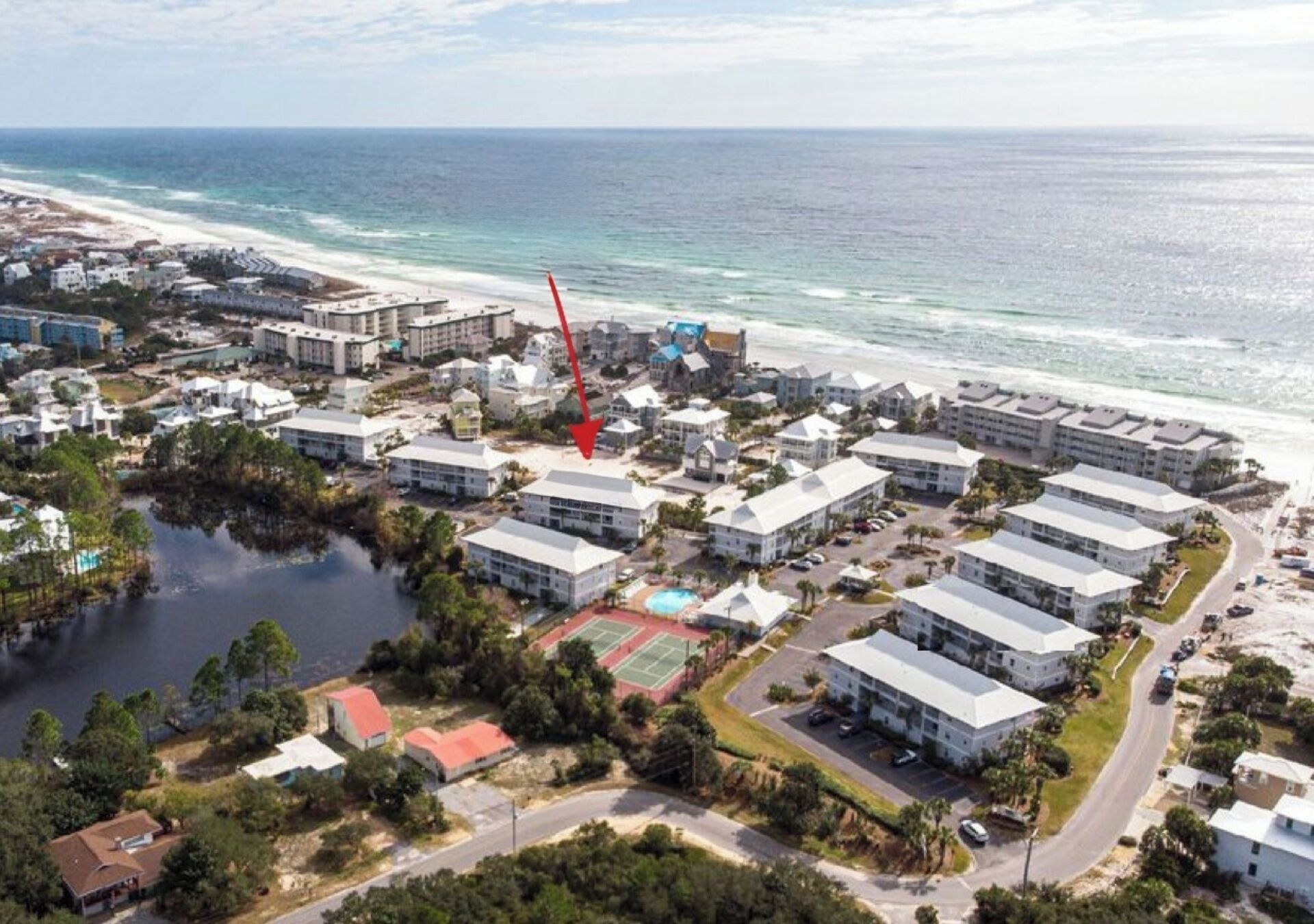 Just a short, flat, easy stroll to the beach