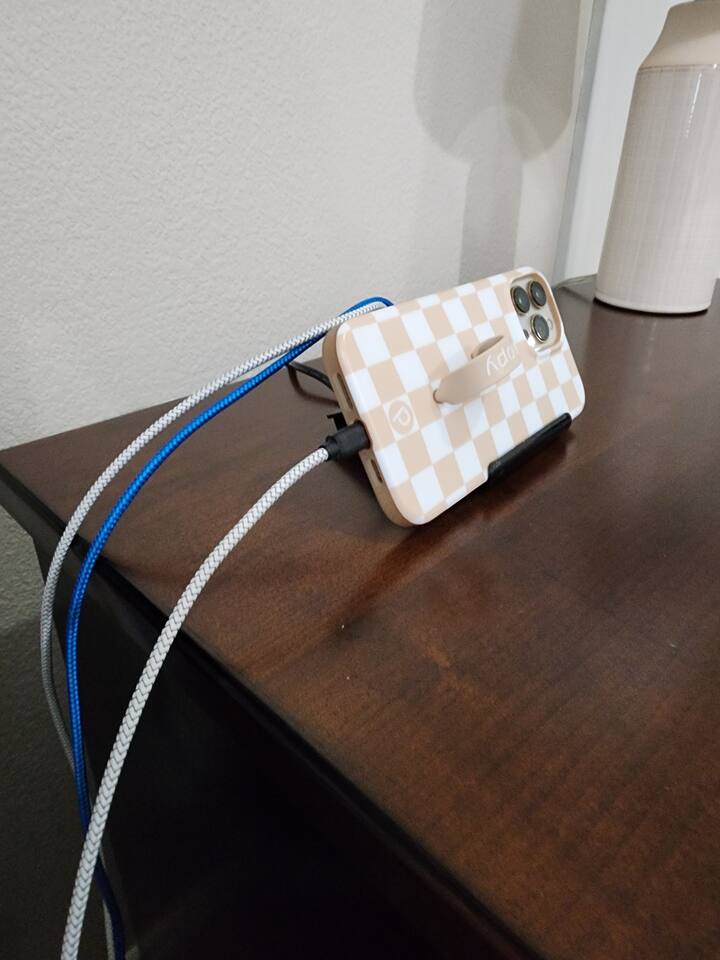 All bedrooms have bedside cell phone charges with usb-c for Android and lightening cable for Apple phones. 