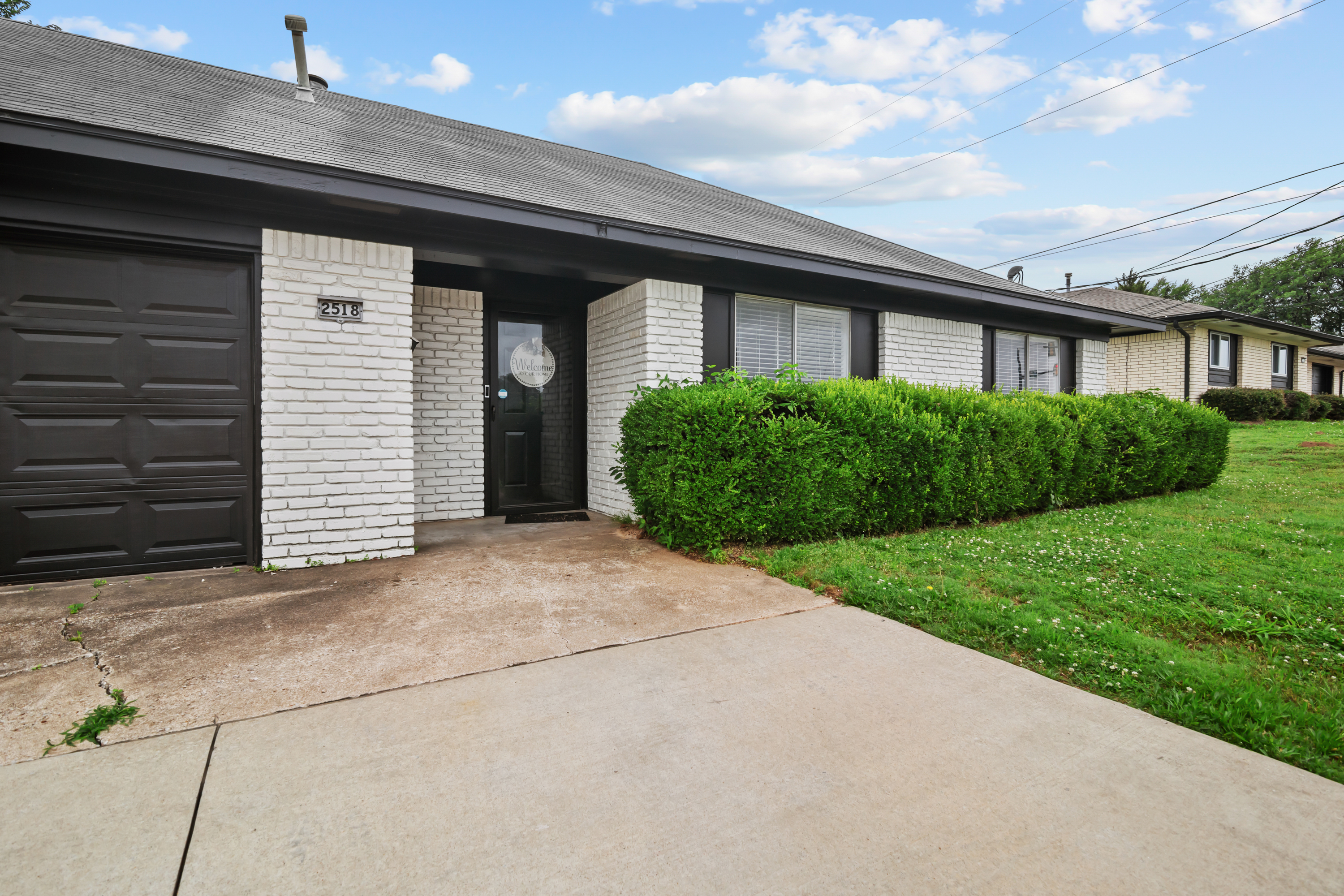 Exterior/Front Door of Duplex