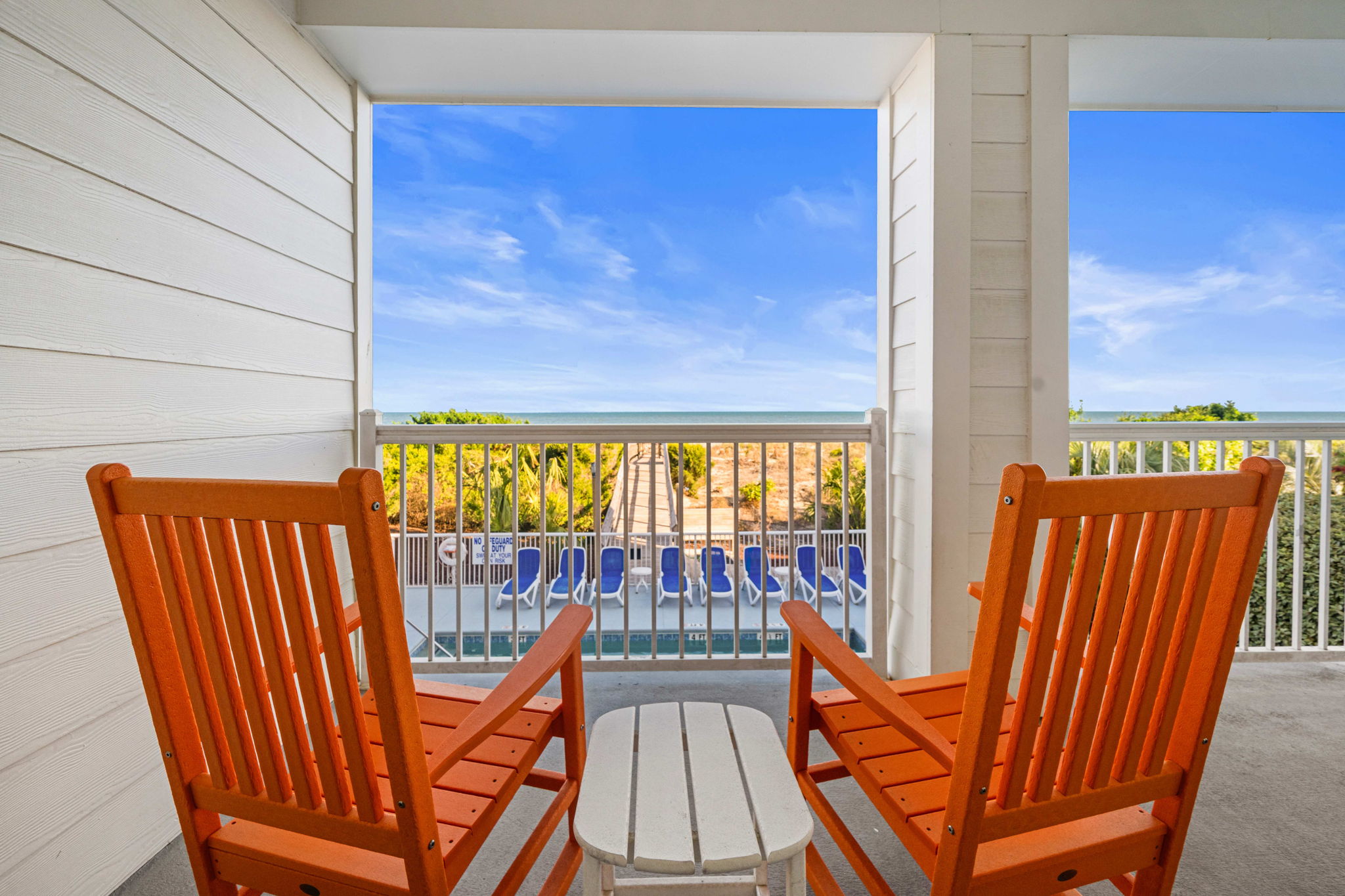 Beachfront Porch | Sand Dollar | 102 Oceanview | 1116 Ocean Blvd, Isle of Palms, SC | IOP Escapes